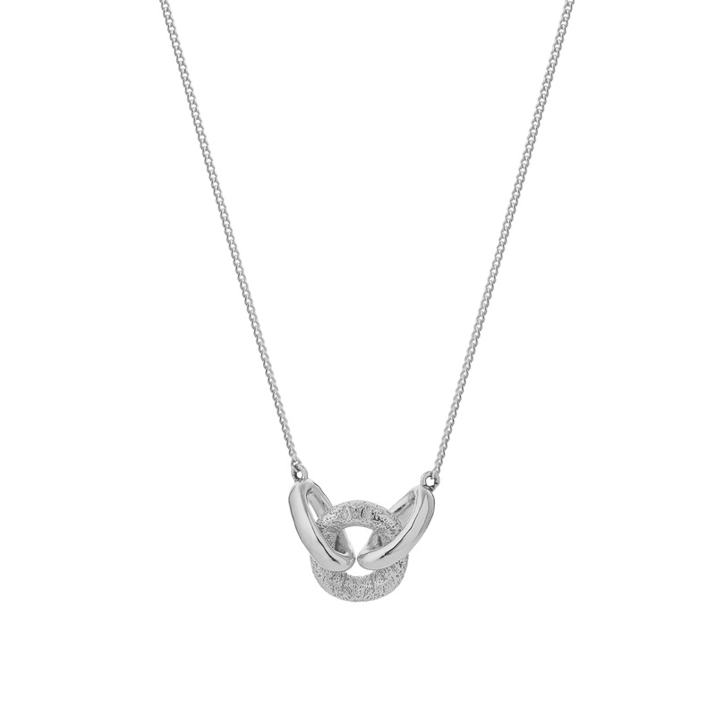 Bind Pendant Necklace Silver