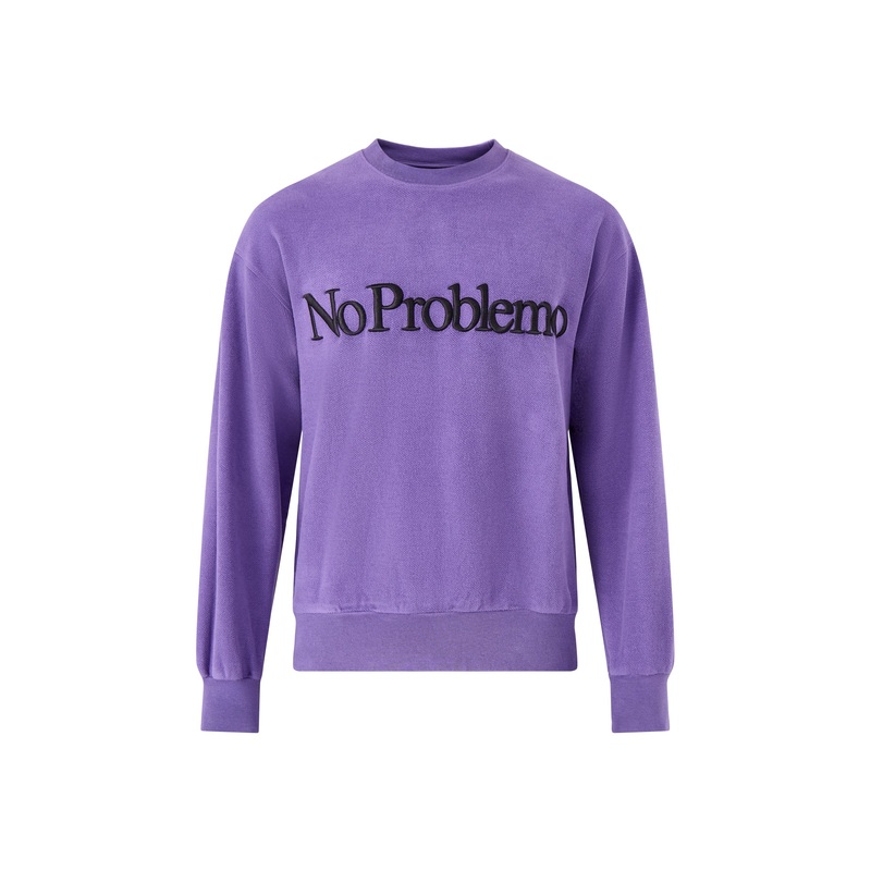 Reverse Fleece Sweat Lilac