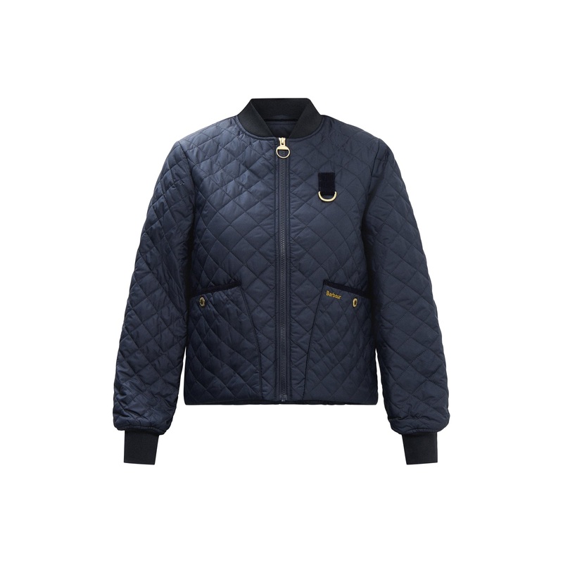 Womens Navy Barbour Reyna Quilt Jacket