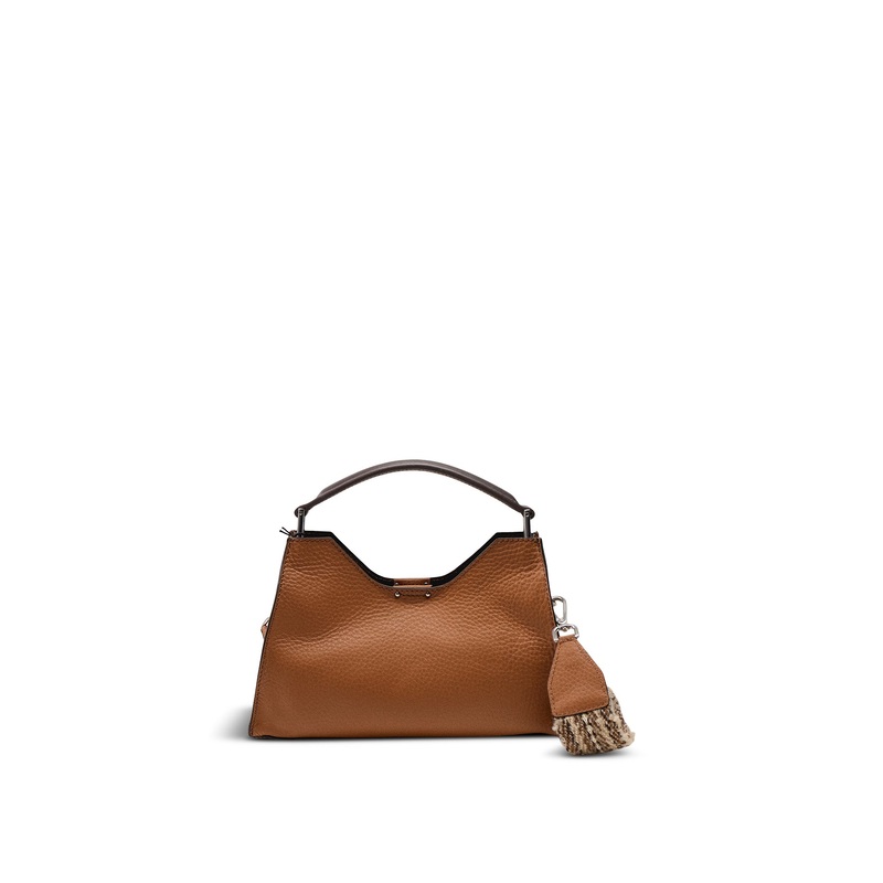 Aurora Shoulder Tote Cuoiot Moro