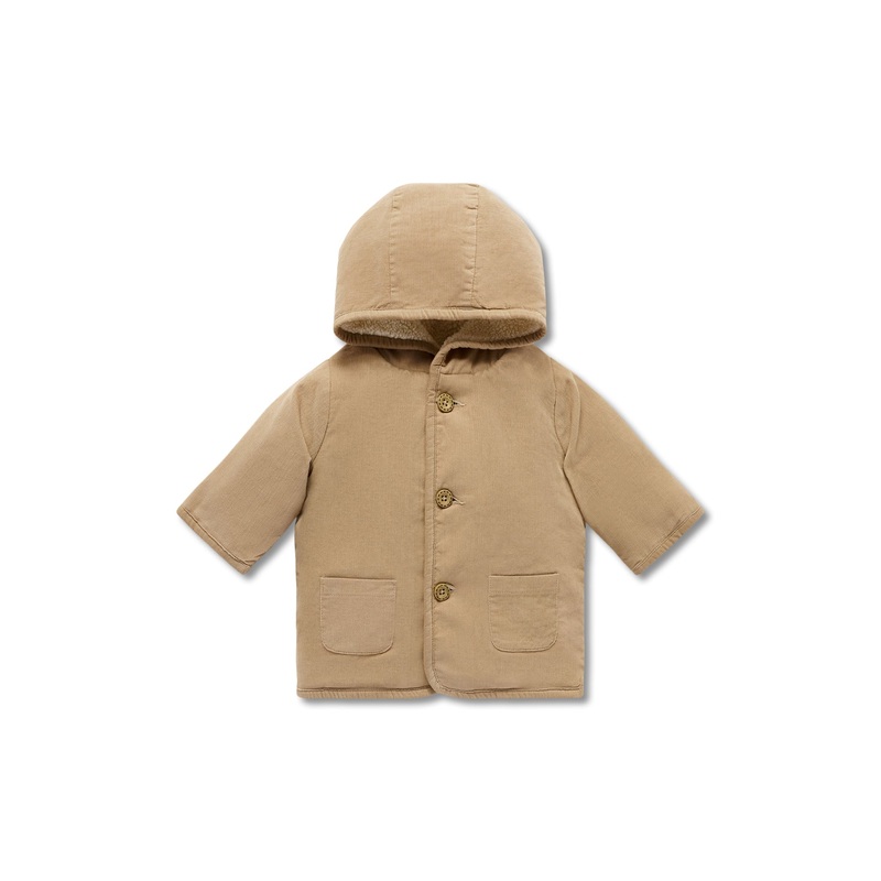 Corduroy Shearling Jacket Organic Cotton