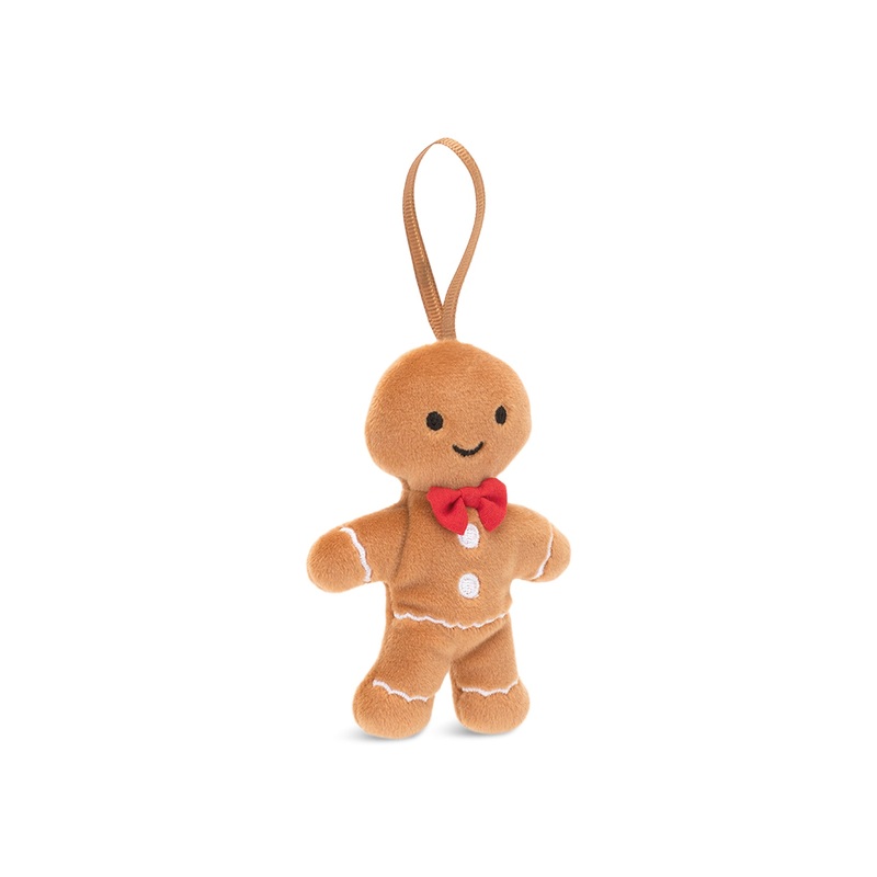 Festive Folly Gingerbread Fred Hanging Decoration