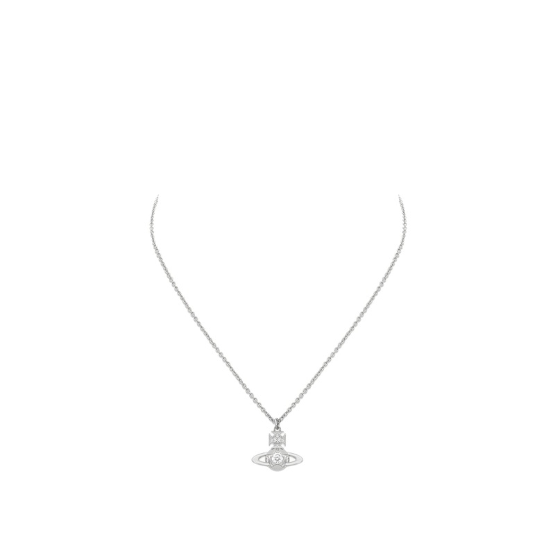 Lee Orb Pendant Necklace Silver