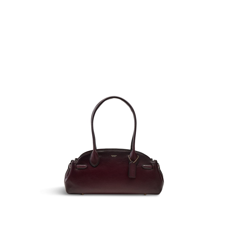 Natural Grain Leather Empire Carryall 34 Merlot