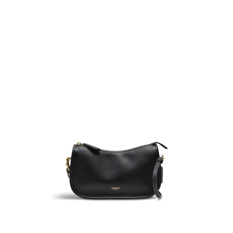 Natural Grain Leather Waverly Bag Black
