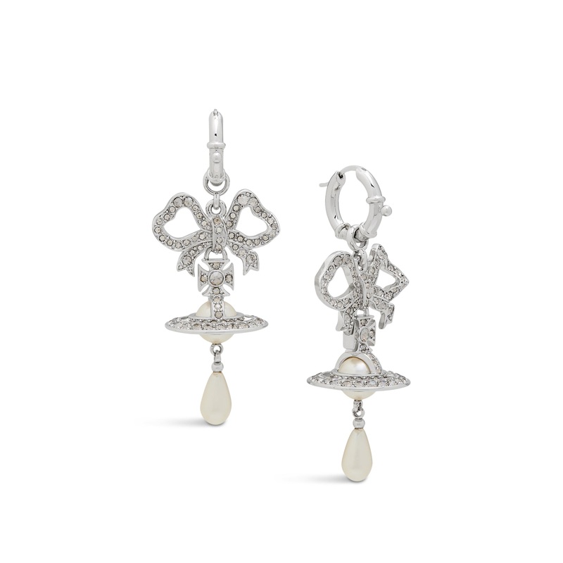 Rigoberta Pearl Earrings Silver