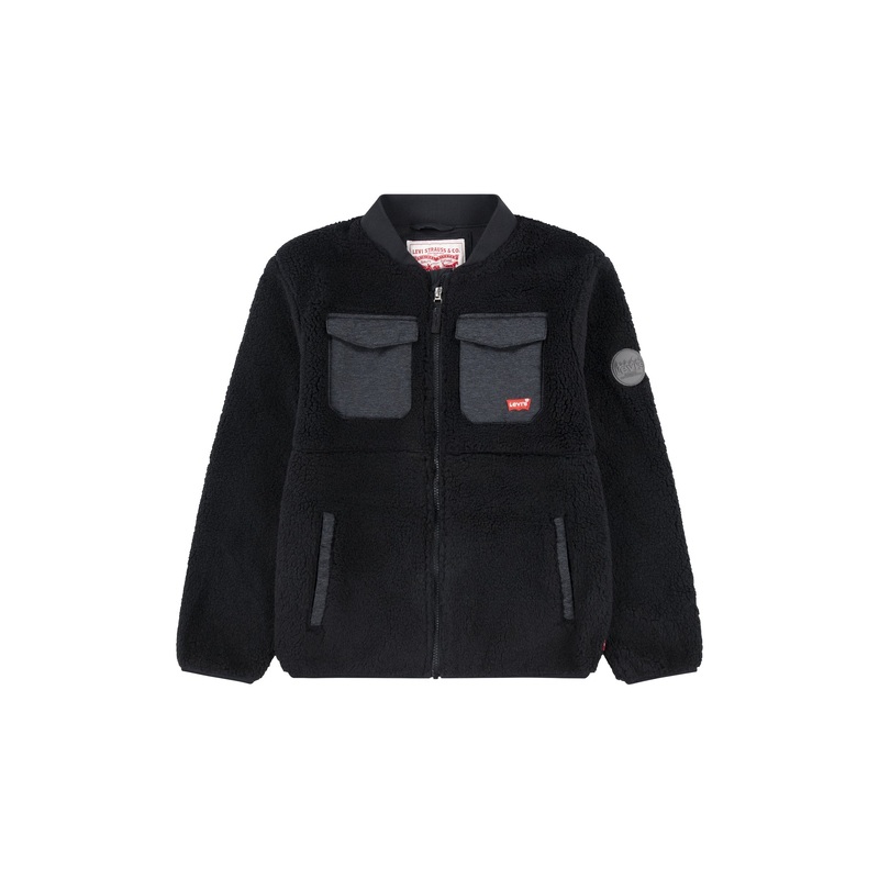 Utility Sherpa Jacket Black