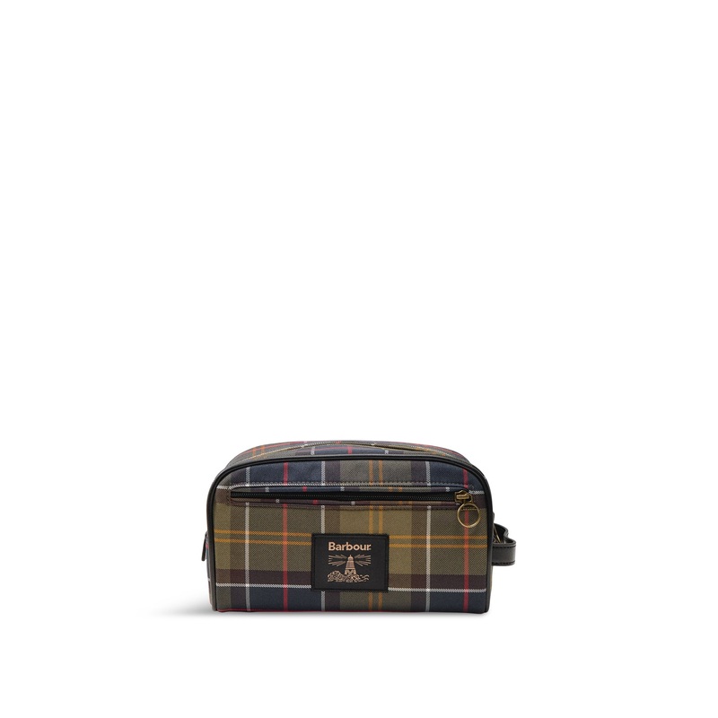 Barbour Tartan Washbag