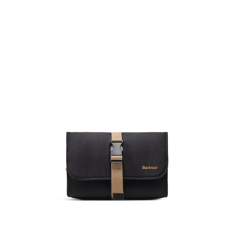 Barbour Transport Hanging Washbag Black