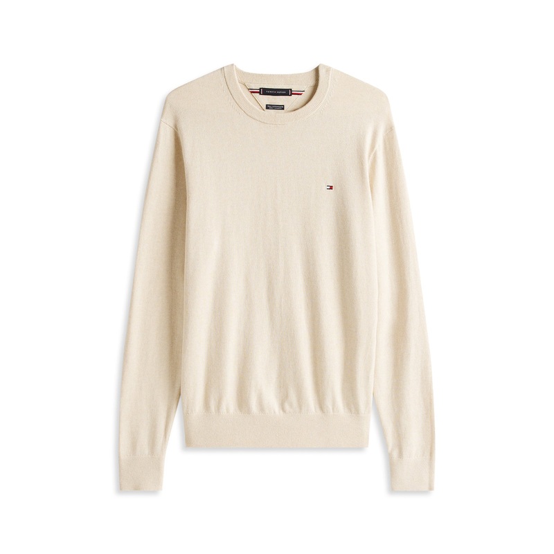 Crew Neck Jumper with Cashmere