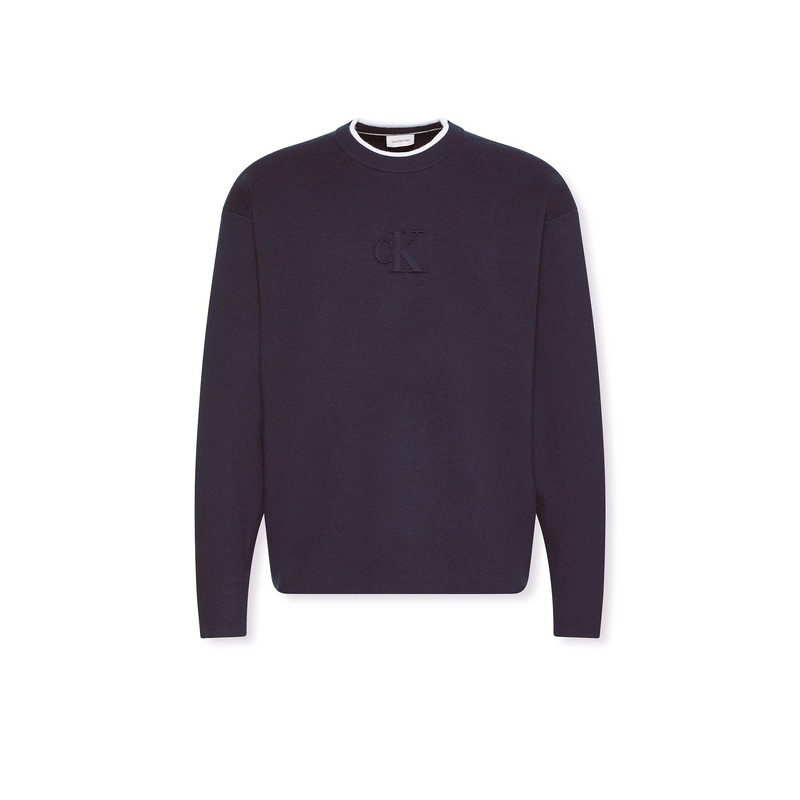 Embossed Monogram Relaxed Sweater