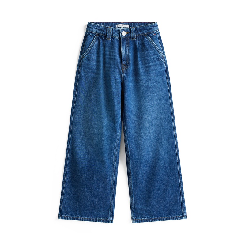 Kids Mabel High Rise Wide Leg Jeans