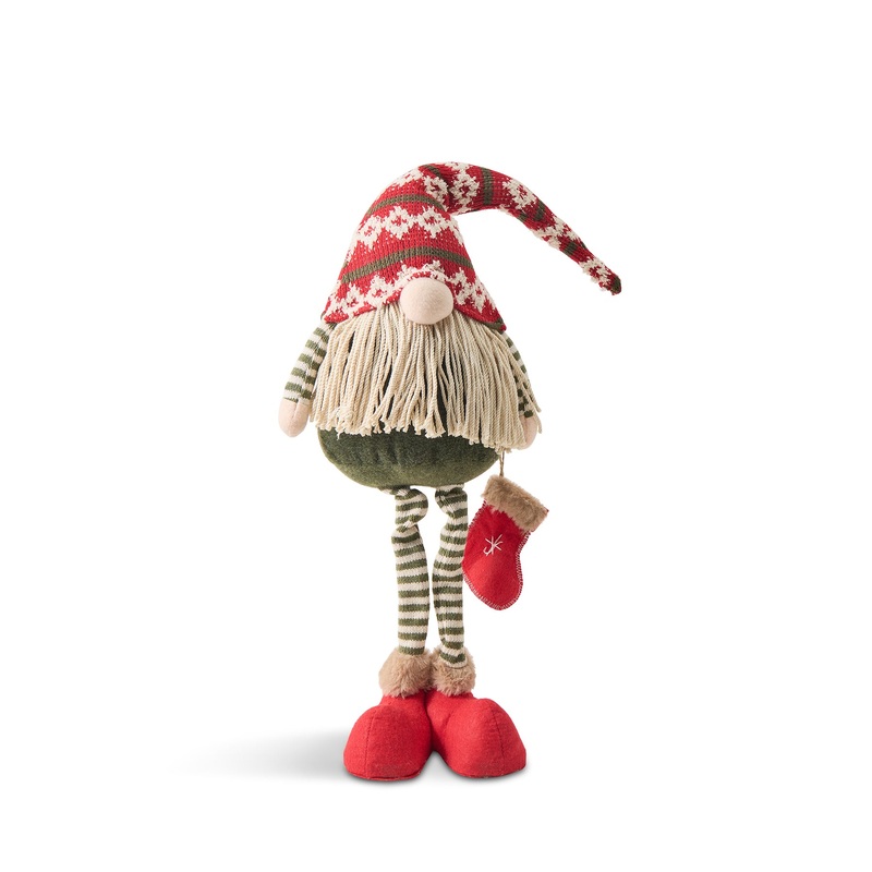 Knitted Hat Standing Gonk Christmas Decoration