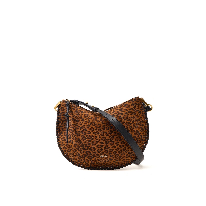 Oskan Soft Zip Crossbody Bag Leopard
