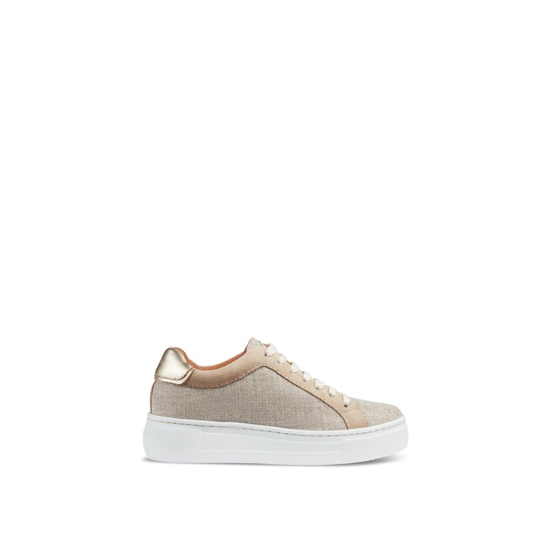 Sigture White Leather Trainers