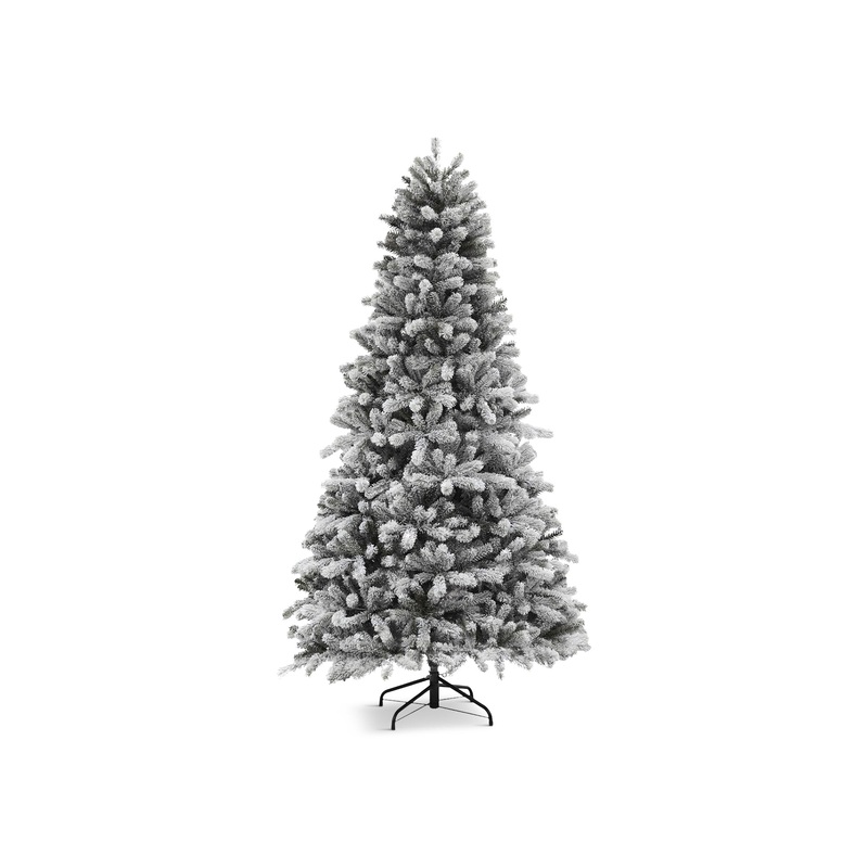 York Spruce Flocked Pvc Christmas Tree