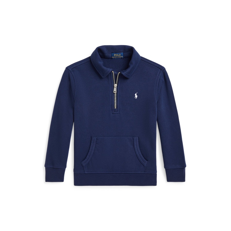 Kids Quarter Zip Knit Sweatshirt
