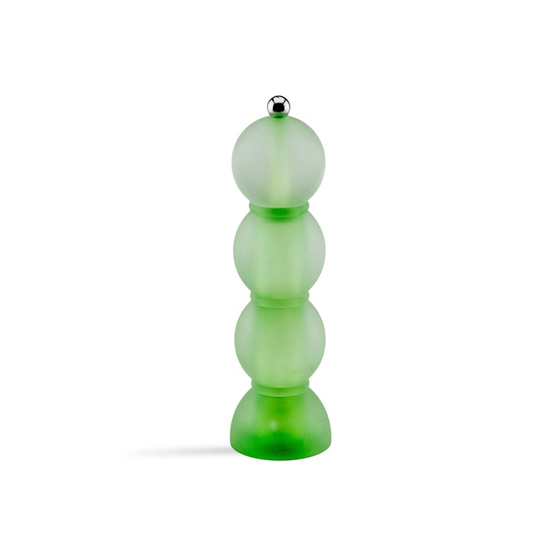 Lacquered Salt or Pepper Mill for Refined Dining Natural