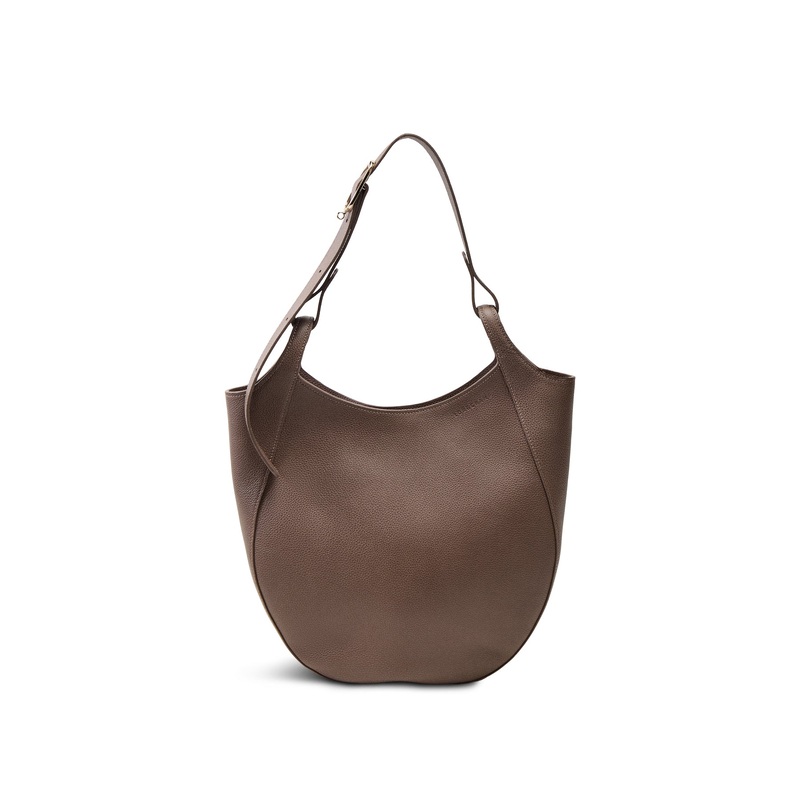 Le Foulonne Hobo Bag Large Taupe