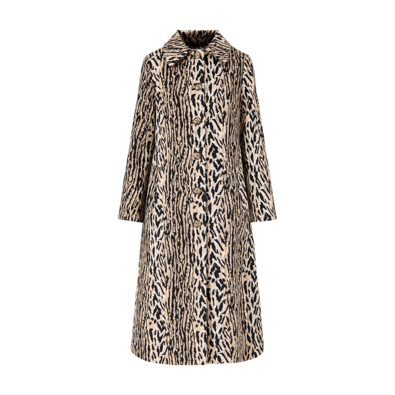 Milly Coat Bohemia Leopard Bohemia Leopard
