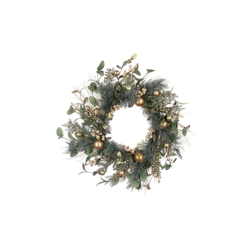 Ridlington Berry Wreath Christmas Decoration 60cm