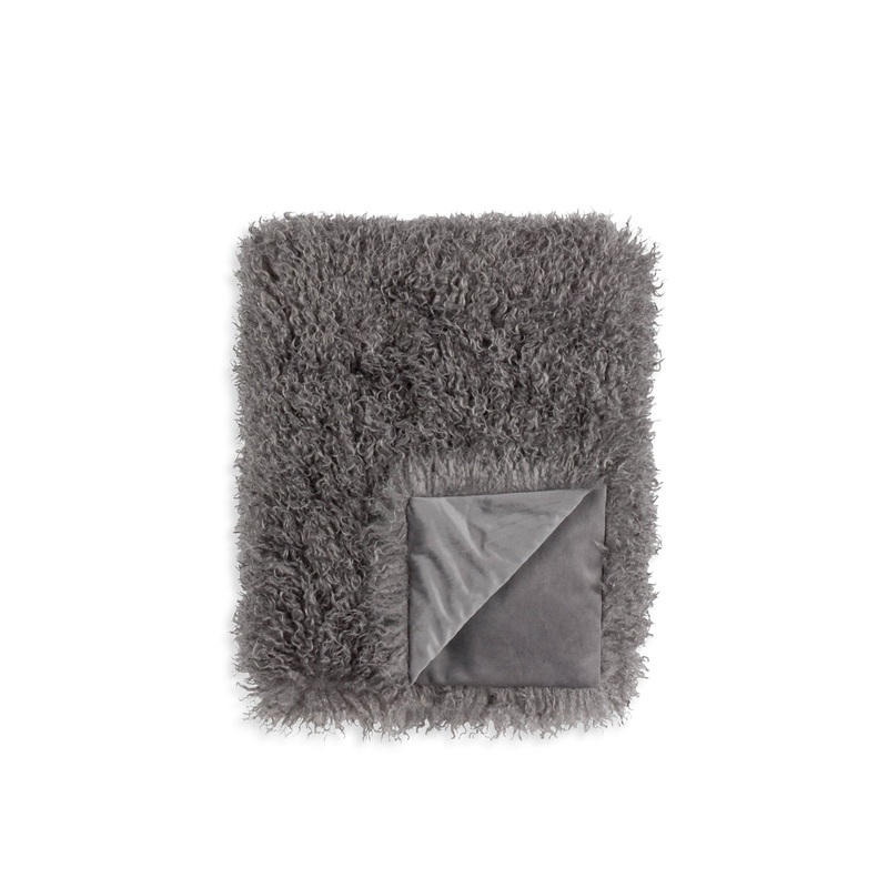 Rowan Soft-Touch Throw Grey