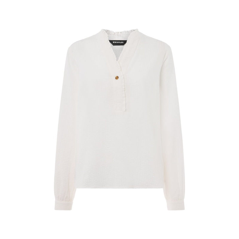 Textured Frill Shirt