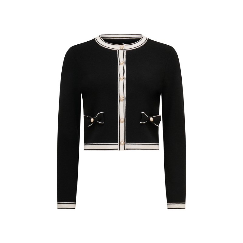 Cece Bow Detail Cardigan