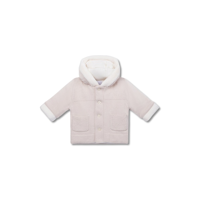 Holland Knitwearted Jacket Fur Hood & Sleeve