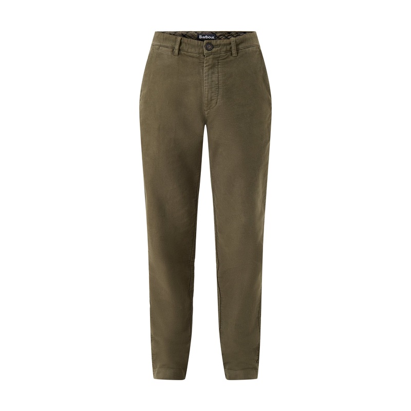 Moleskin Tailored Trouser Dark Olive
