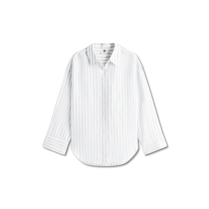 Oversized Fit Linen Shirt