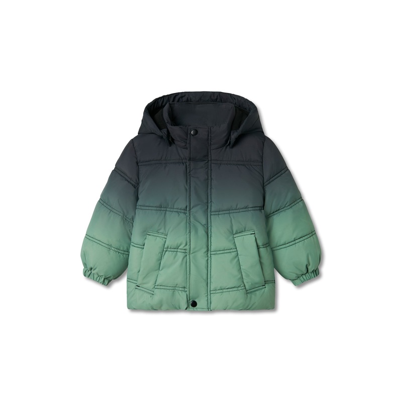 Puffer Jacket Dark Ivy Gradient