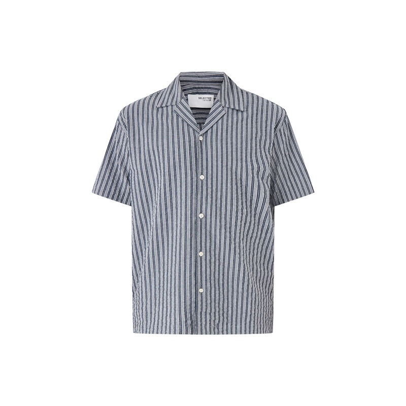Relaxed Ace Seersucker Short Sleeves Shirt