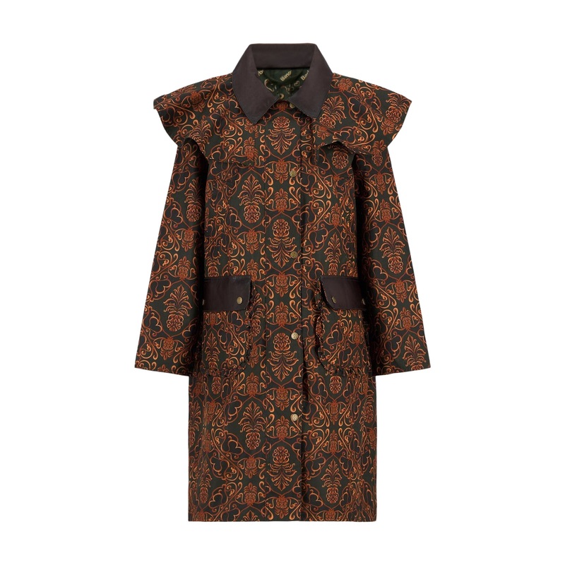 Womens Barbour X Farm Rio Luana Wax Jacket