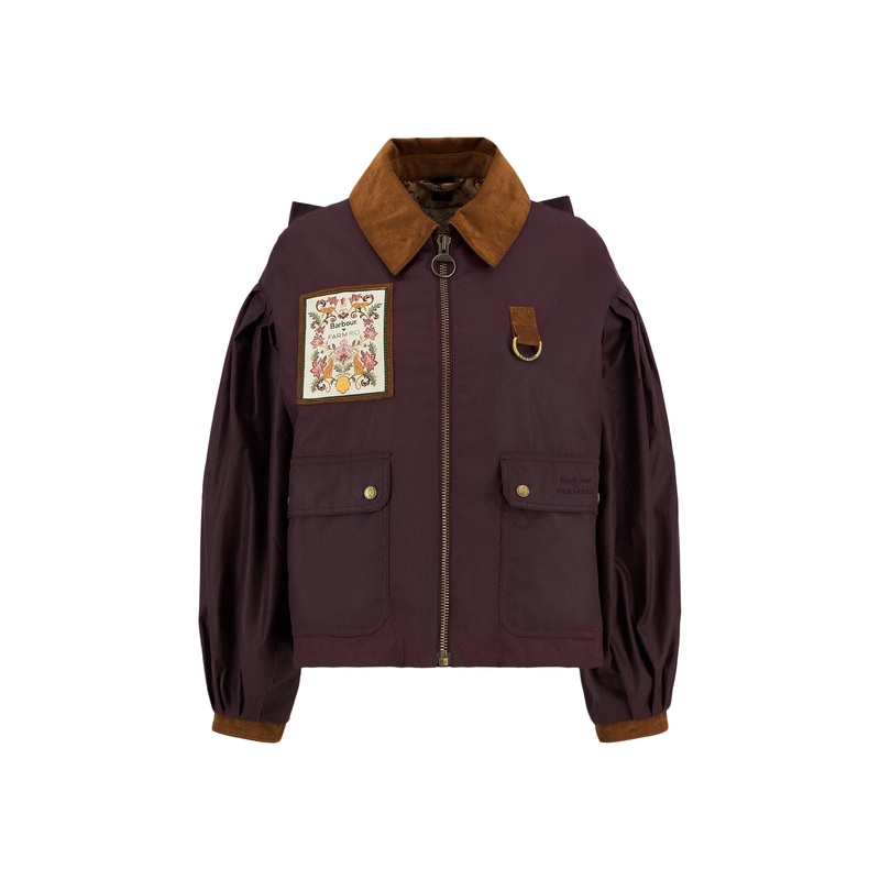 Womens Barbour X Farm Rio Thais Wax Jacket