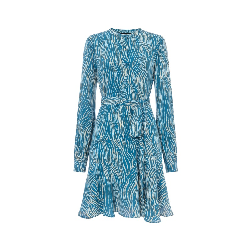 Zebra Flippy Mini Dress