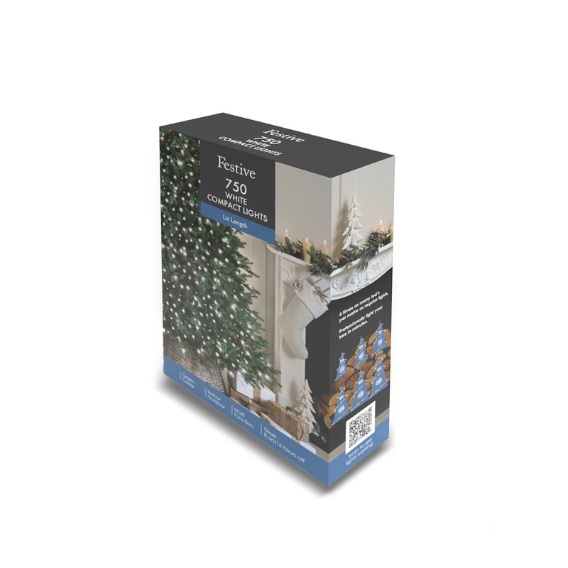 Christmas Compact Lights 750 Cool White