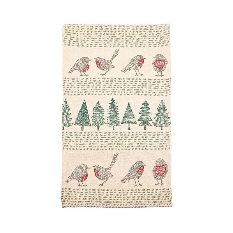 Robin Block Print Runner