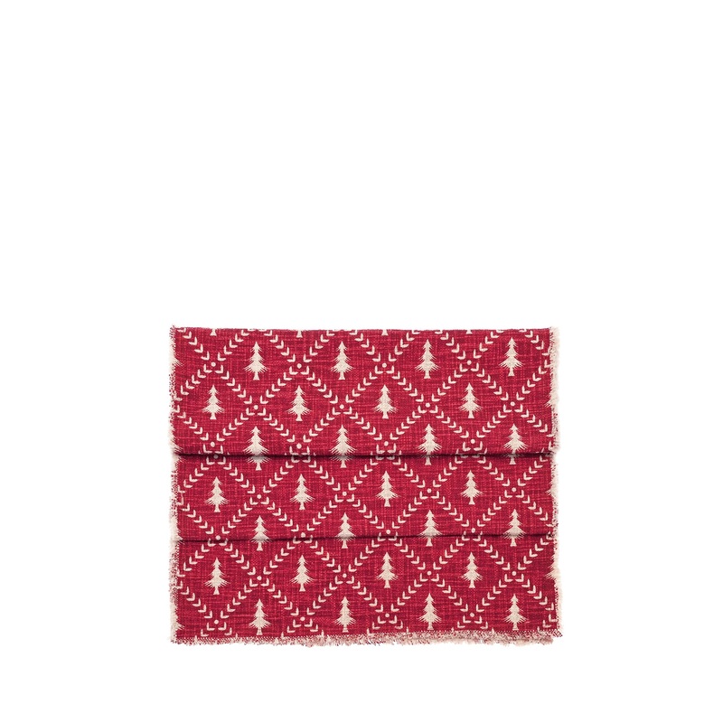 Tree Trellis Runner Red