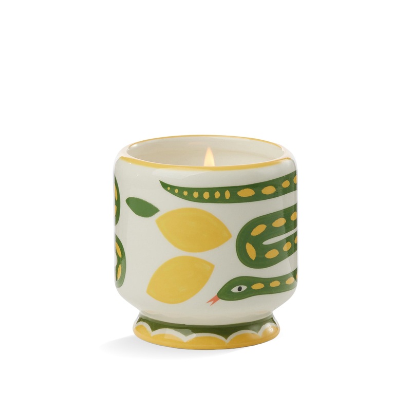 Wild Lemongrass A Dopo Snake Ceramic Candle 226g
