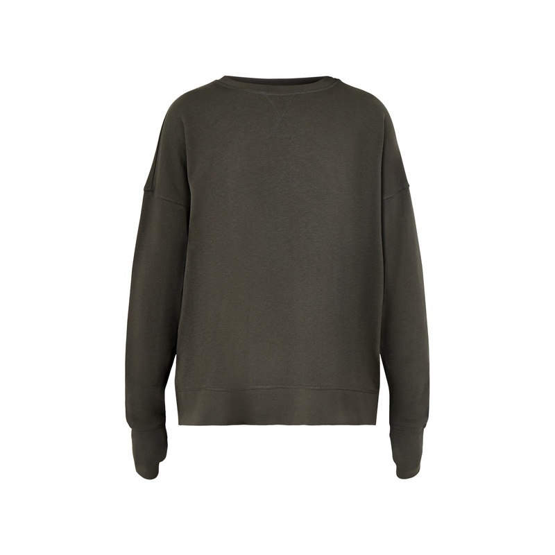 After Class Longline Sweatshirt Nori Green