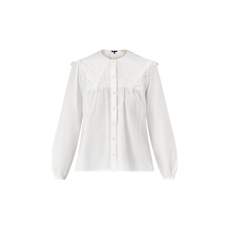 Collared Blouse White