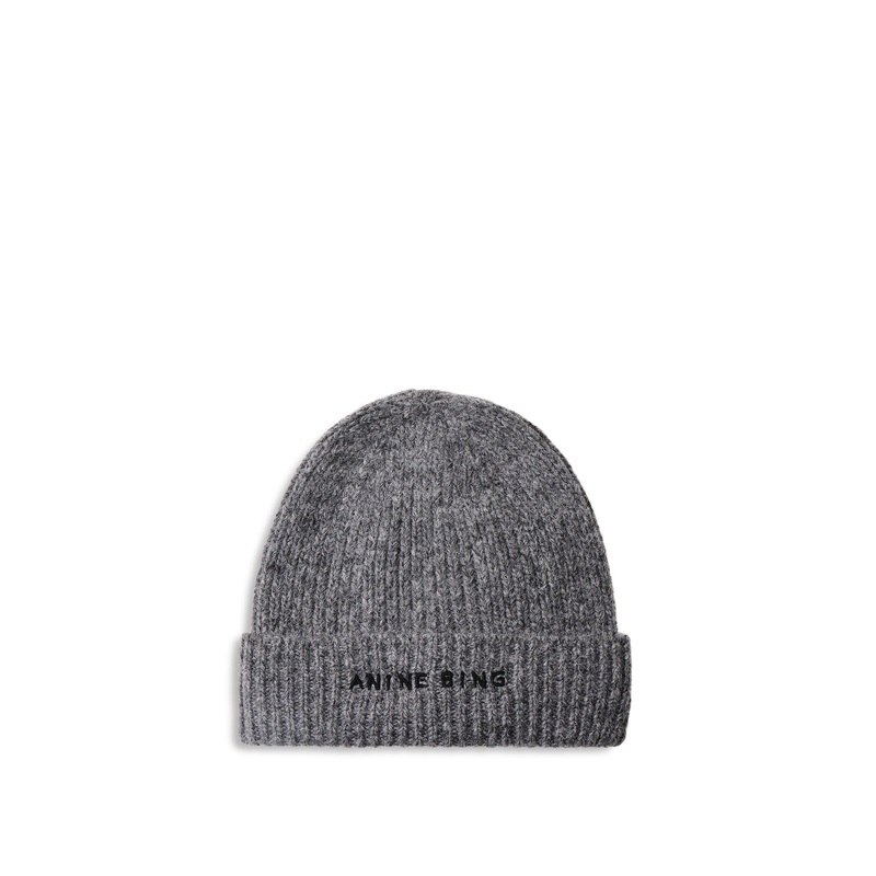 Elia Beanie - Heather Charcoal Grey Melange