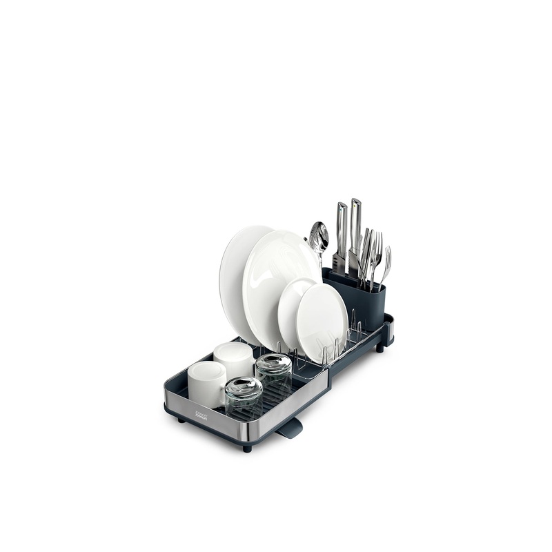 Extend Slim Steel Dish Rack Graphite