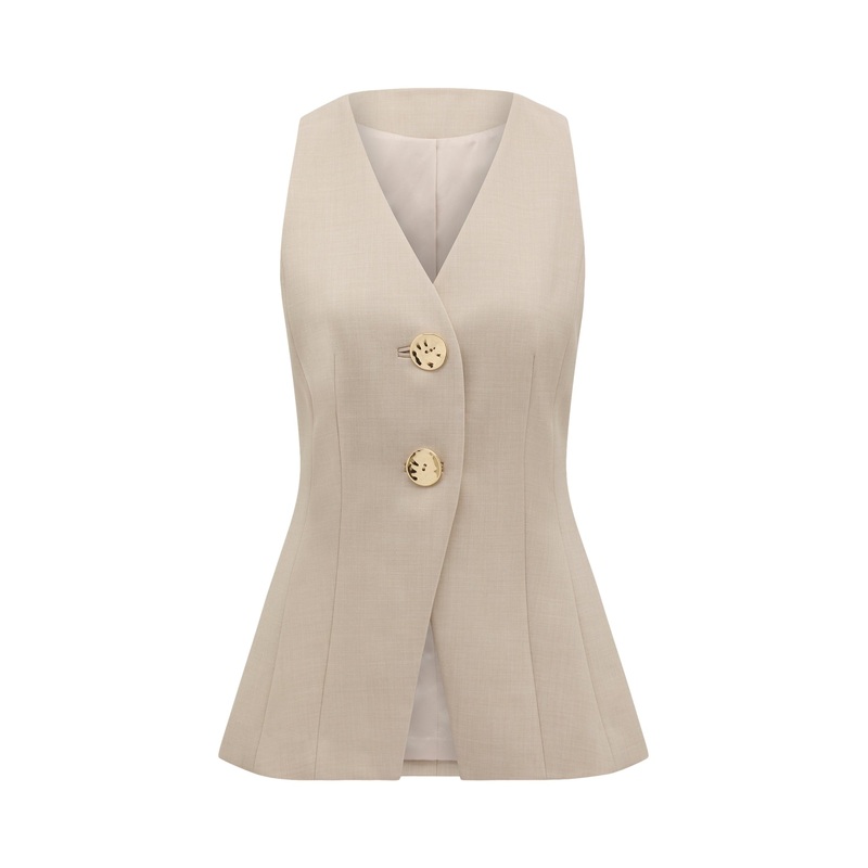 Lulu Long Waistcoat