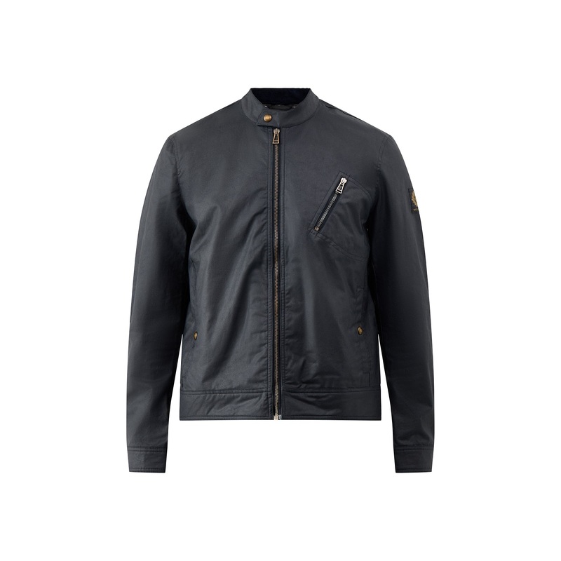 Sideline Wax Jacket Dark Navy