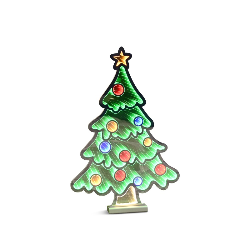 Christmas Tree LED Neon Sign with Base 60cm