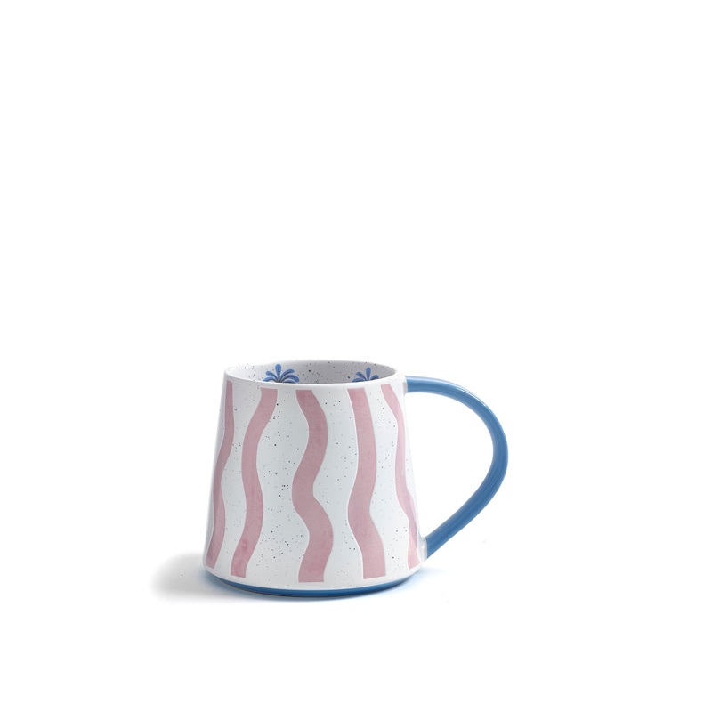 Electric Coast Pink Wave Mug