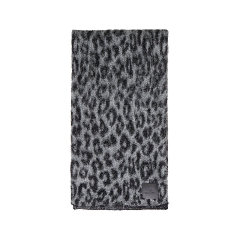 Hannah Scarf Grey Leopard