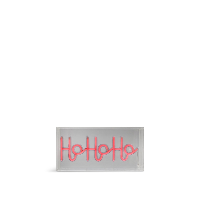 Ho Ho Ho LED Neon Flex Sign 30cm